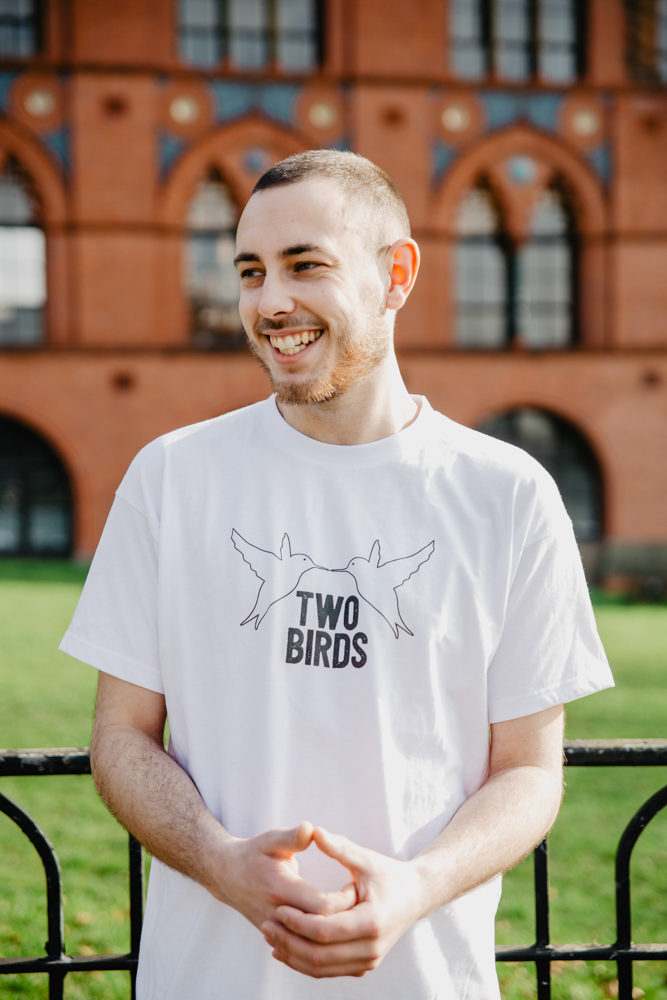 Two Birds Large Logo T-shirt - Two Birds Boutique Fitness