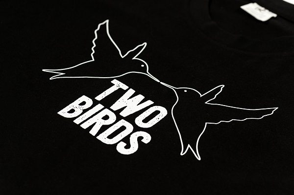 Two Birds Large Logo T-shirt - Two Birds Boutique Fitness